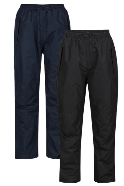 Regatta Wetherby Insulated Breathable Lined Overtrousers in Navy and Black