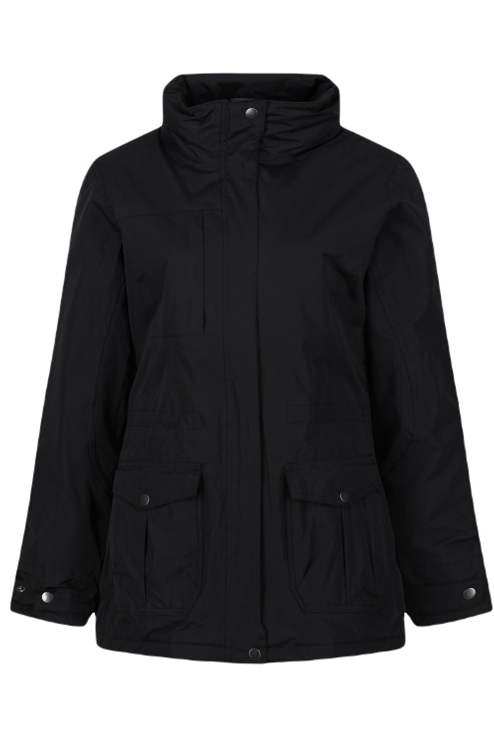 Regatta Womens Darby III Insulated Parka Jacket In Black