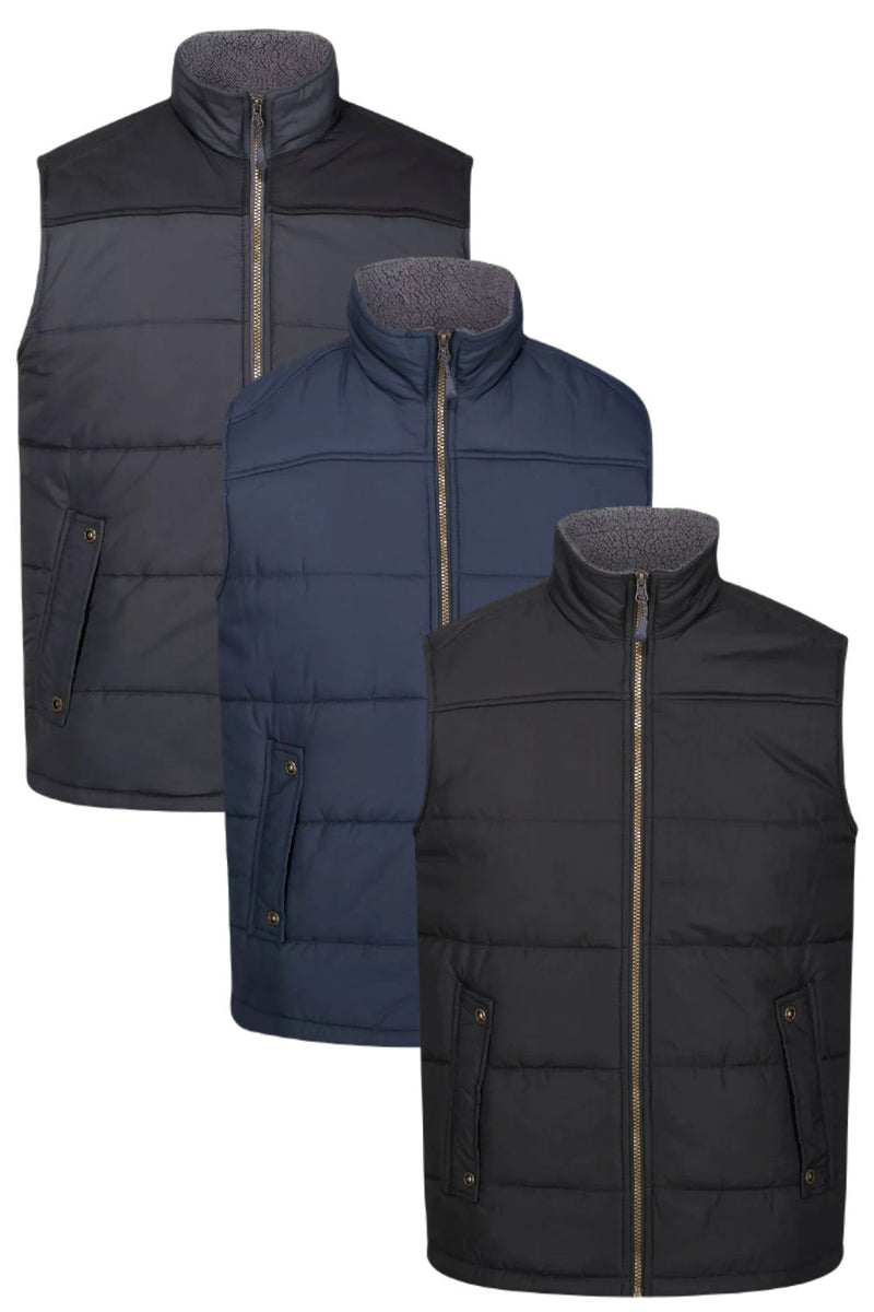 Regatta Professional Mens Altoona Insulated Quilted Gilet in Seal Grey, Navy and Black