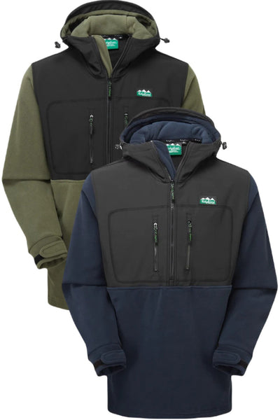 Ridgeline Igloo II Windproof Fleece Top - Olive/Black