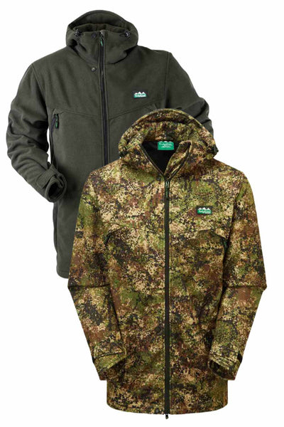 Ridgeline Grizzly III Jacket in Olive and Dirt Camo