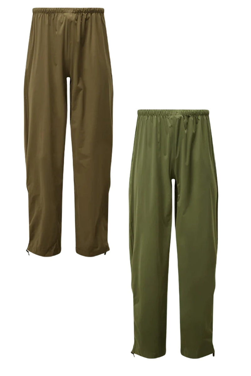 Ridgeline Packlite Pants in Heather Brown and Field Olive