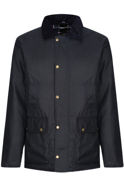 Regatta Pensford Insulated Wax Jacket in Navy