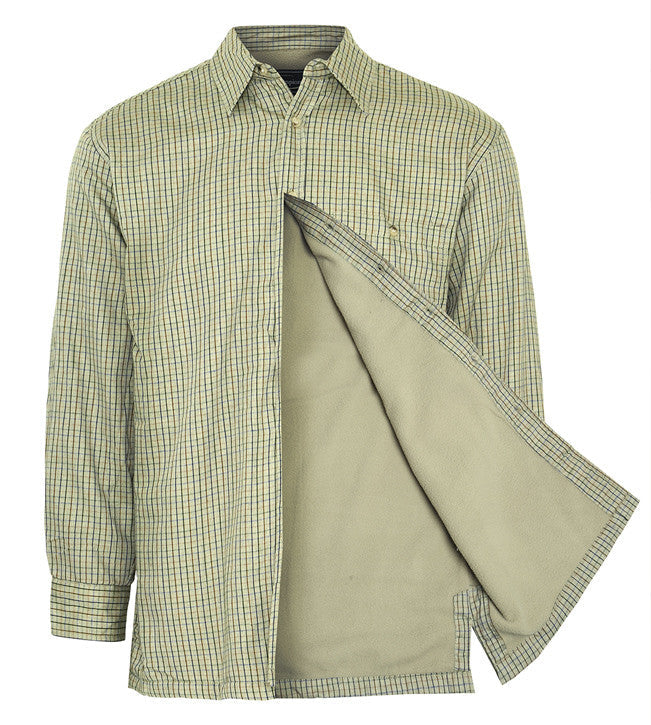 showing fleece lining for cartmel shirt