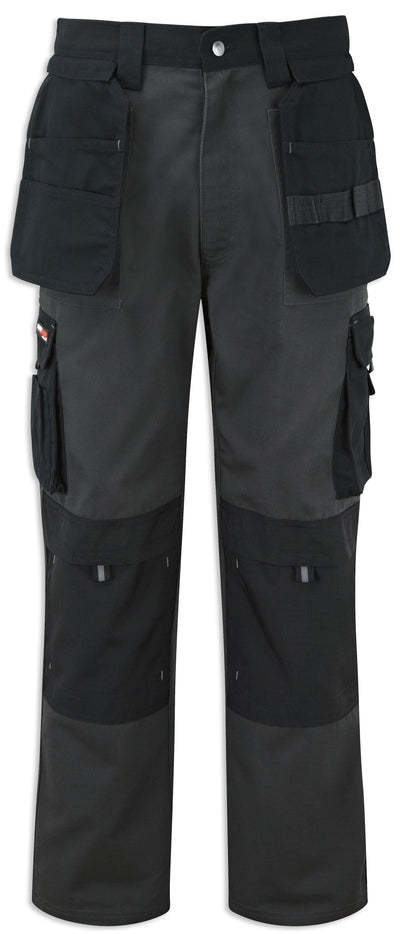 Grey Black Castle Tuffstuff Extreme Work Trousers