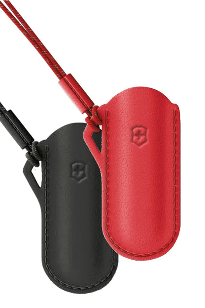 Victorinox Classic SD Leather Pouch in Dark Illusion, Style Icon