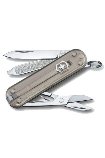 Victorinox Classic SD Transparent Swiss Army Small Pocket Knife in Mystical Morning