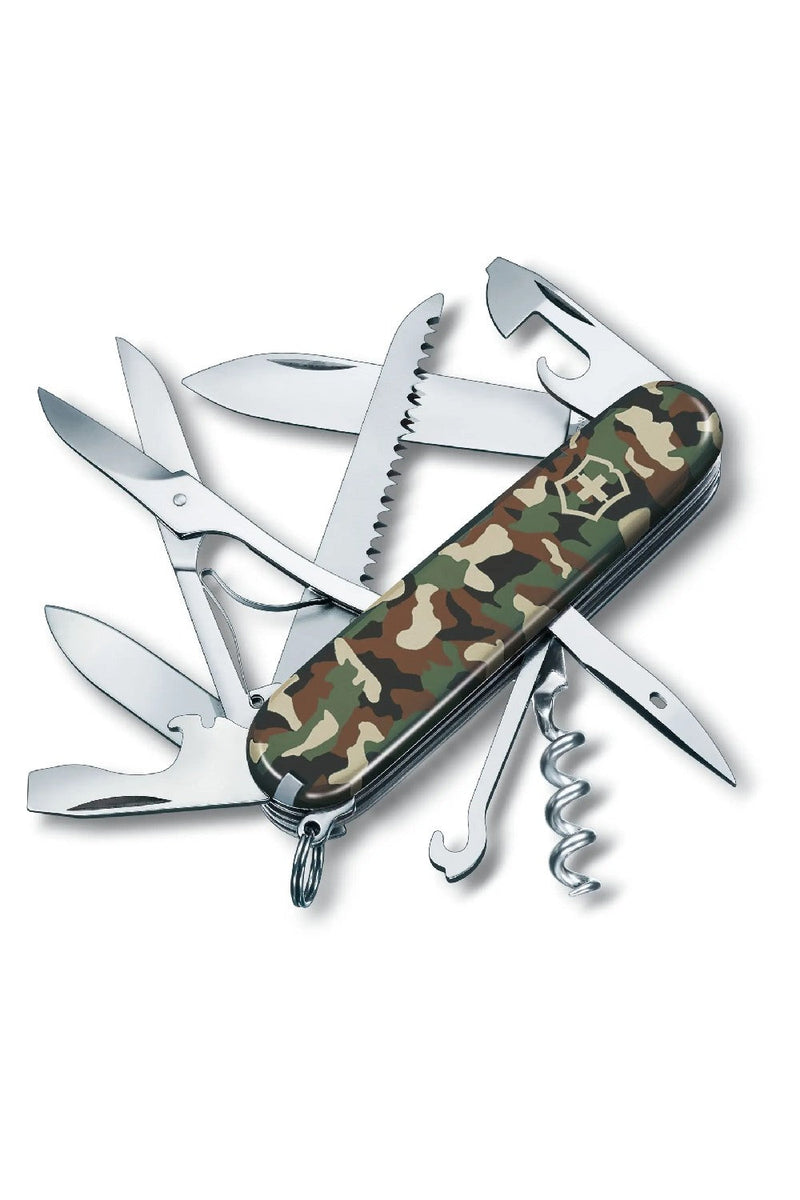 Victorinox Huntsman Swiss Army Medium Pocket Knife for Hunting in Camouflage