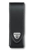 Victorinox Leather Belt Pouch with Hook-and-loop Fastener in Black Large