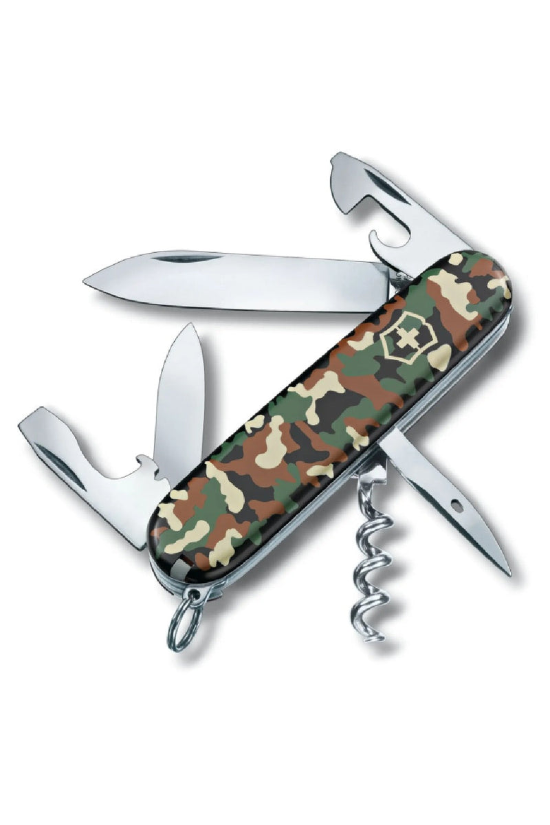 Victorinox Spartan Swiss Army Medium Pocket Knife with Can Opener in Camouflage