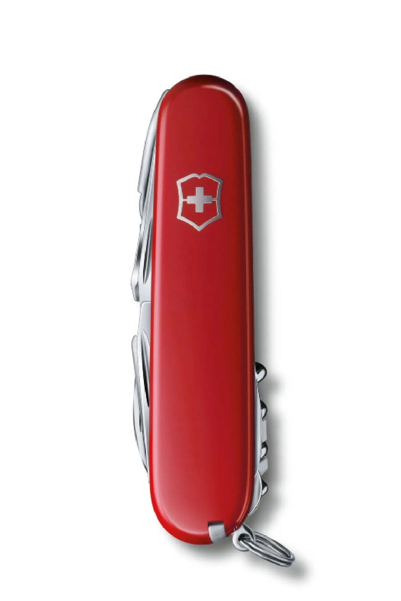 Victorinox Swiss Champ Swiss Army Medium Pocket Knife with 33 Functions in Red