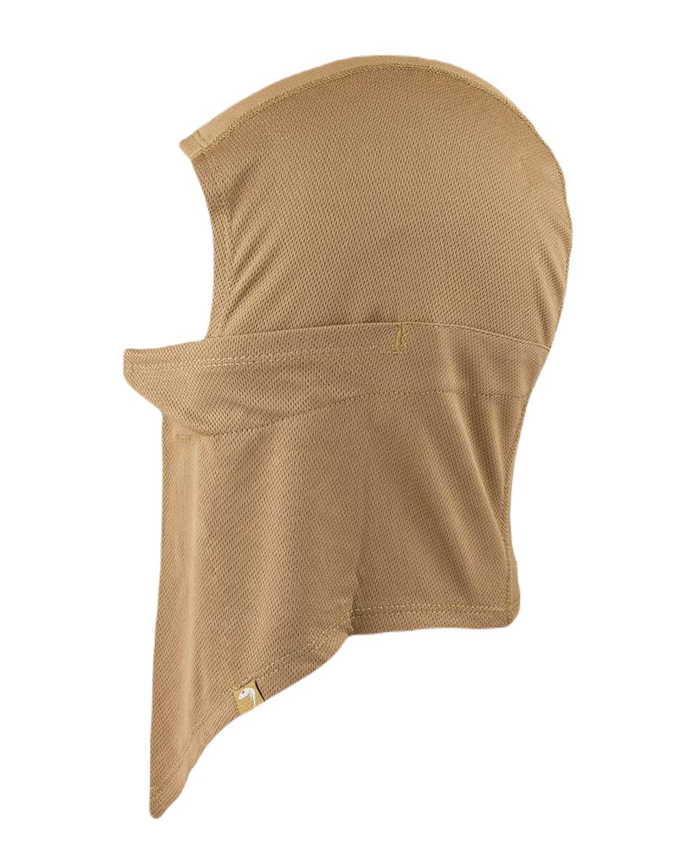 Coyote Coloured Viper Covert Balaclava on white background 