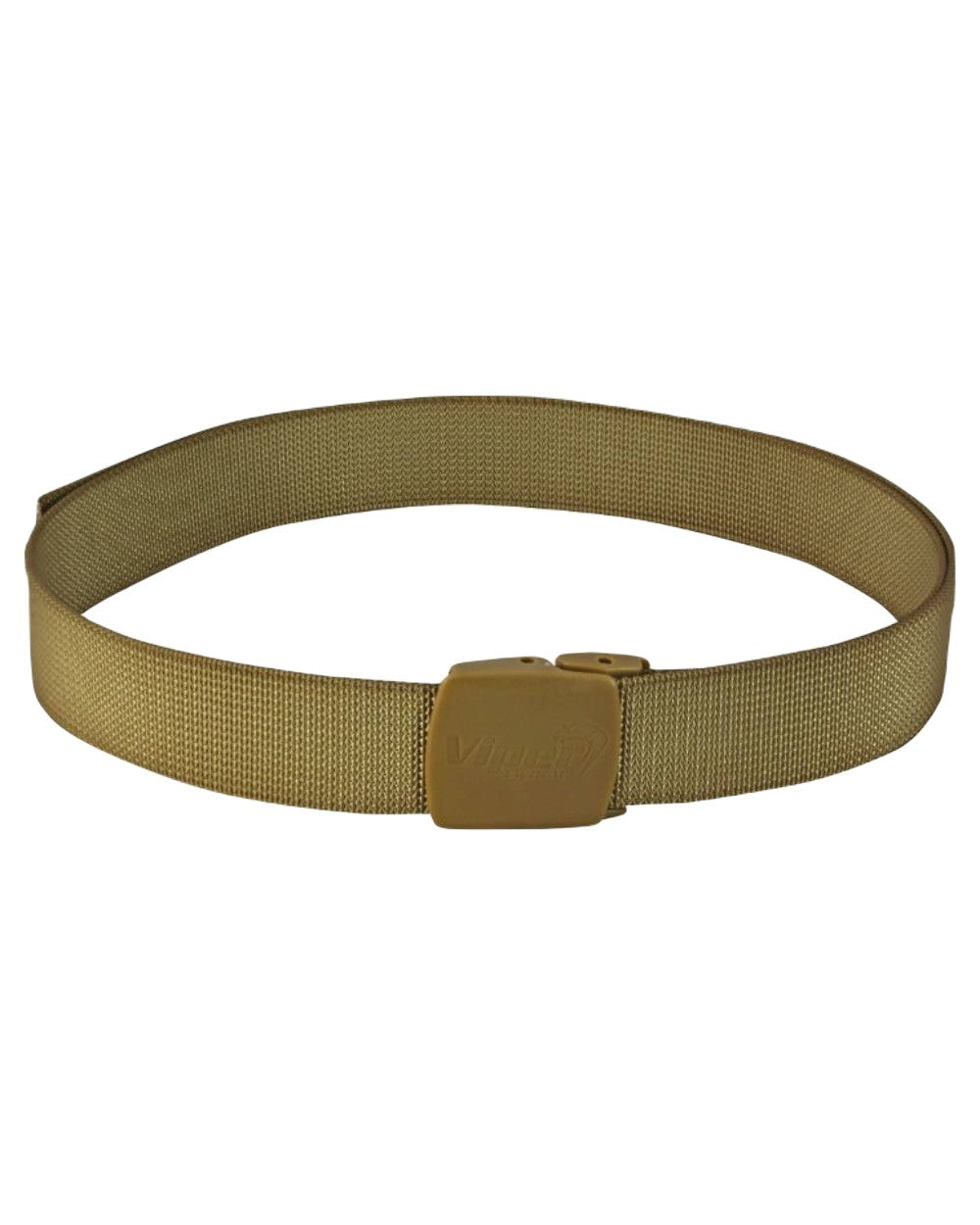 Coyote Coloured Viper Speed Belt on white background 