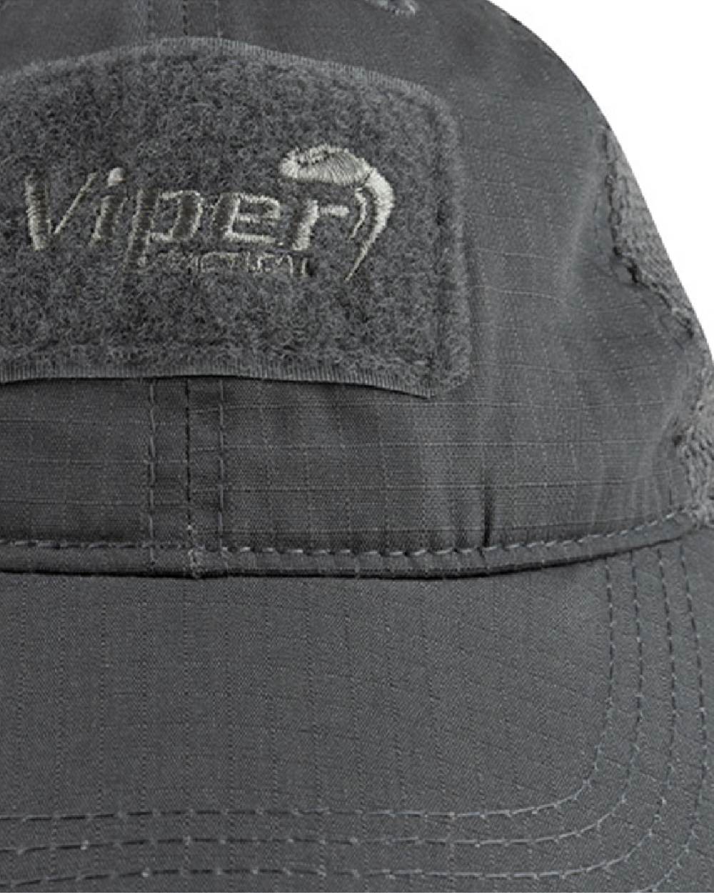 Viper Flexi-Fit Baseball Cap in Titanium 