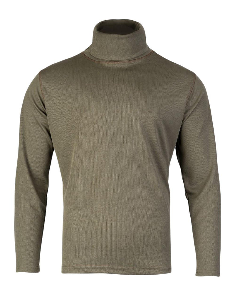 Viper Tactical Roll Neck Top In Green 