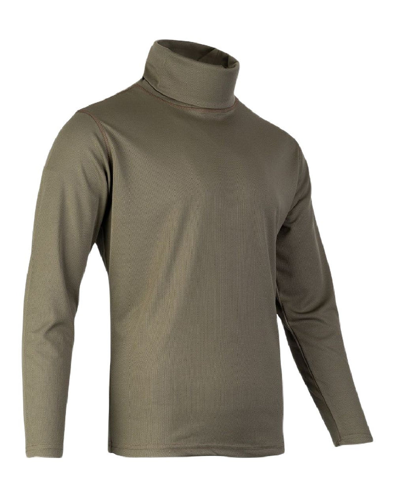 Viper Tactical Roll Neck Top In Green 