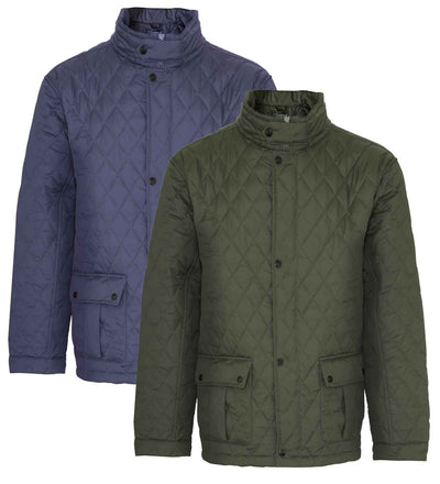 Champion Padstow Quilted Jacket two colours green and blue