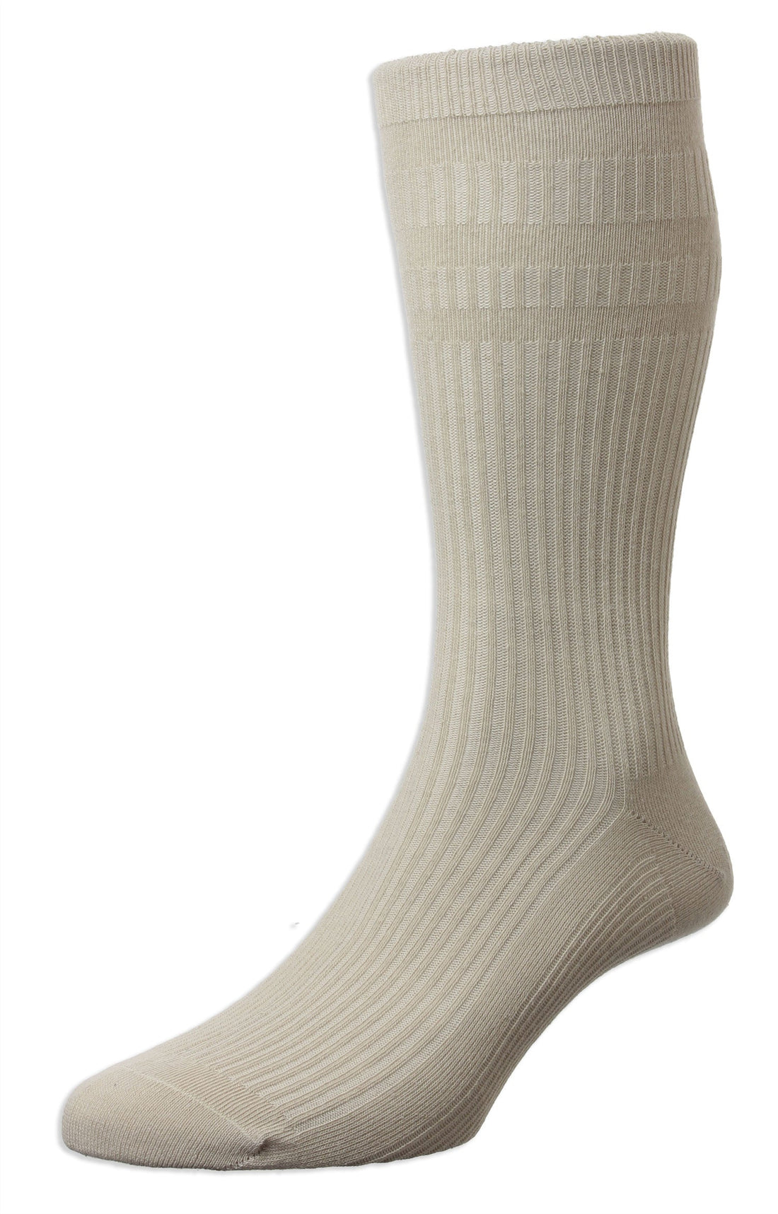 HJ Hall Extra Wide Soft Top Sock | Sanitised Cotton - Grey