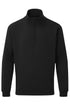 Fort Workforce 1/4 zip Sweatshirt in Black
