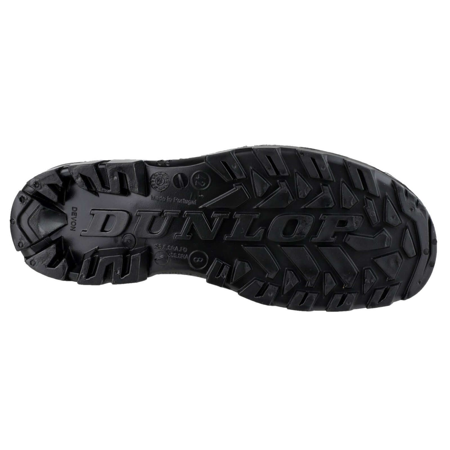 Dunlop Devon Full Safety Wellington in Black