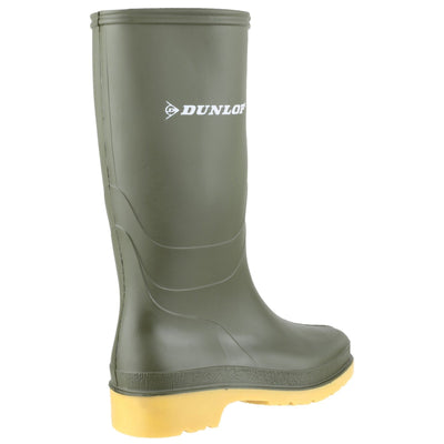 Dunlop Children's Dulls Wellington Boot in Green