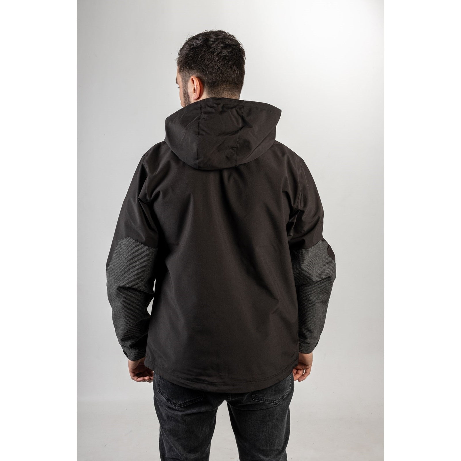 Caterpillar Capstone Hooded Soft Shell Jacket in Black