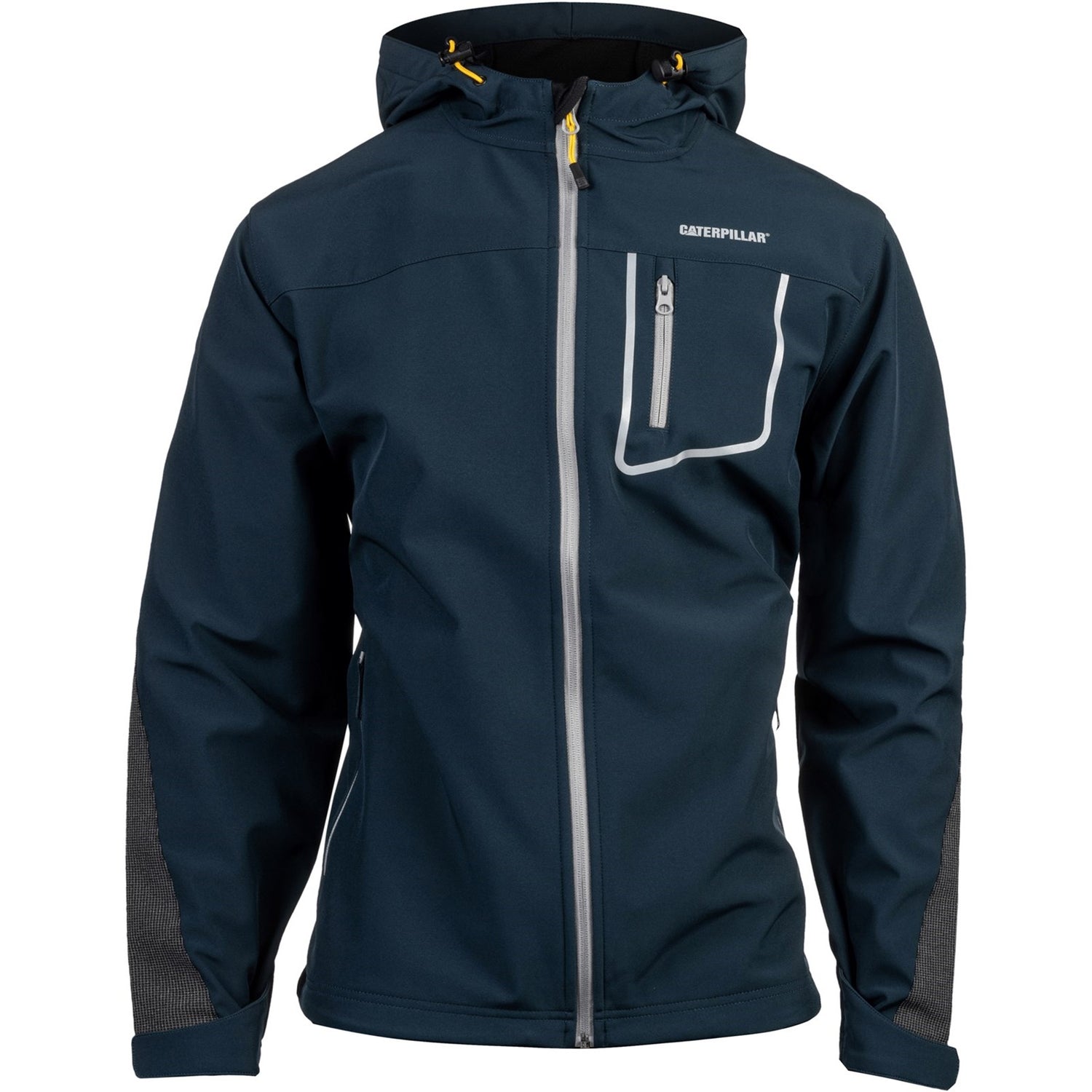 Caterpillar Capstone Hooded Soft Shell Jacket in Marine