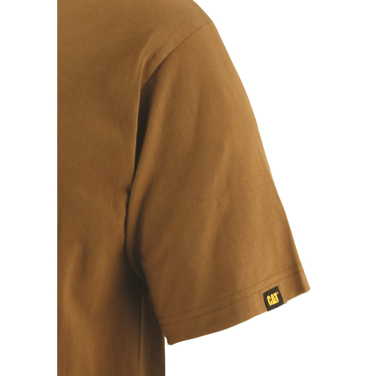 Caterpillar Trademark Logo T Shirt in Bronze