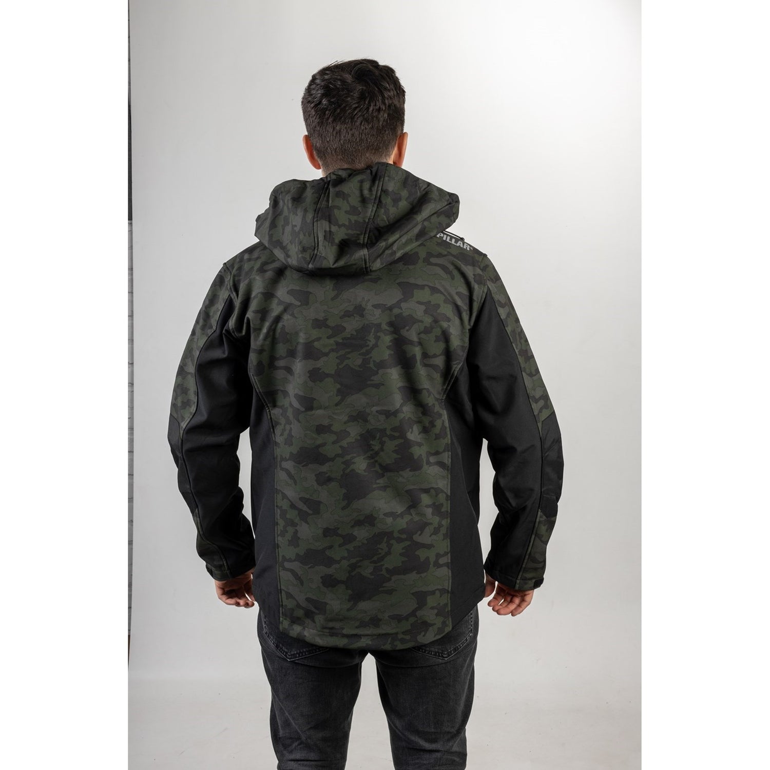 Caterpillar Mercury Soft Shell Jacket in Night Camo