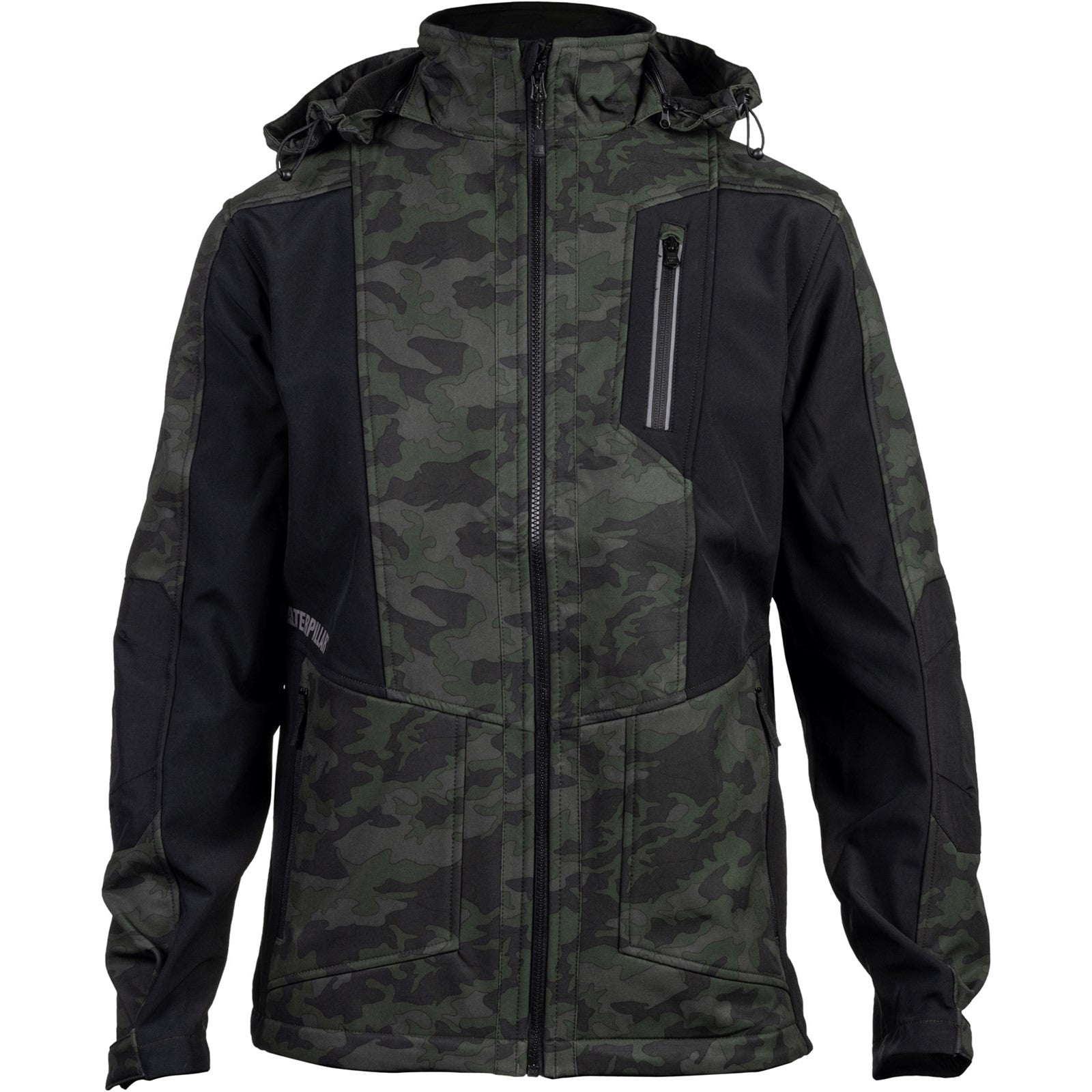 Caterpillar Mercury Soft Shell Jacket in Night Camo