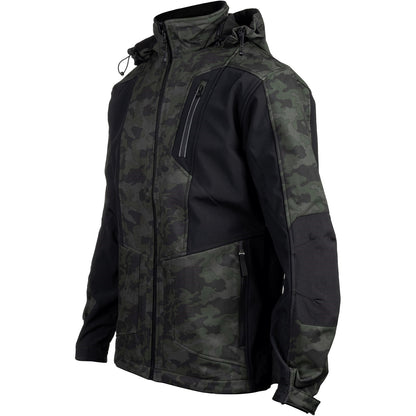 Caterpillar Mercury Soft Shell Jacket in Night Camo