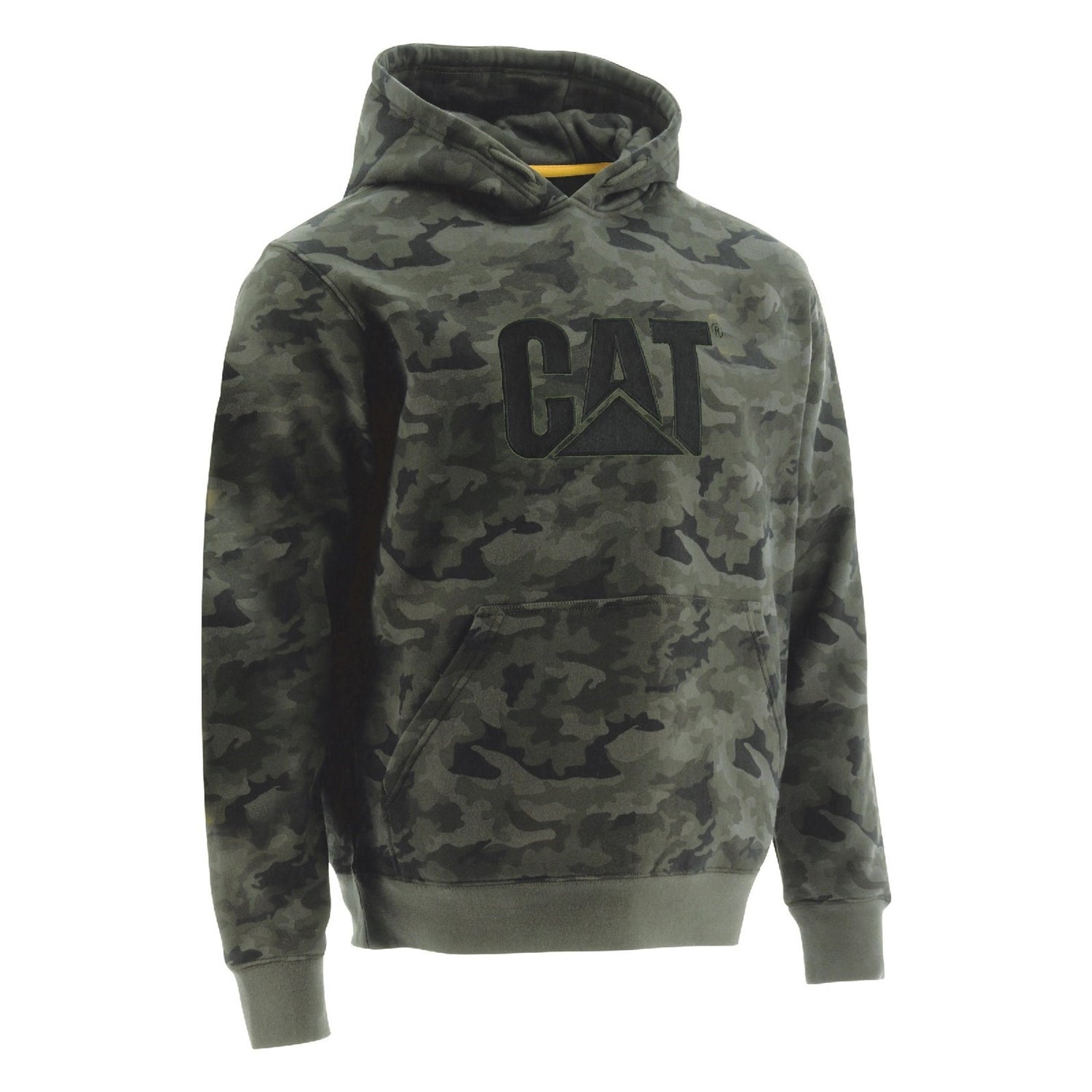 Caterpillar Trademark Hooded Sweatshirt in Night Camo