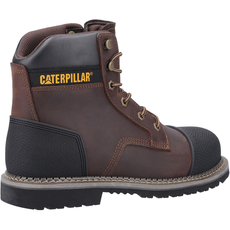 Caterpillar Powerplant S3 Safety Boot in Brown
