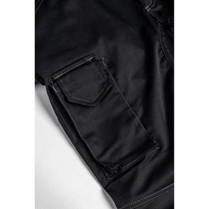 Caterpillar Essentials Stretch Knee Pocket in Dark Shadow Black