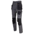 Caterpillar Stretch Pocket Trouser in Dark Shadow Black