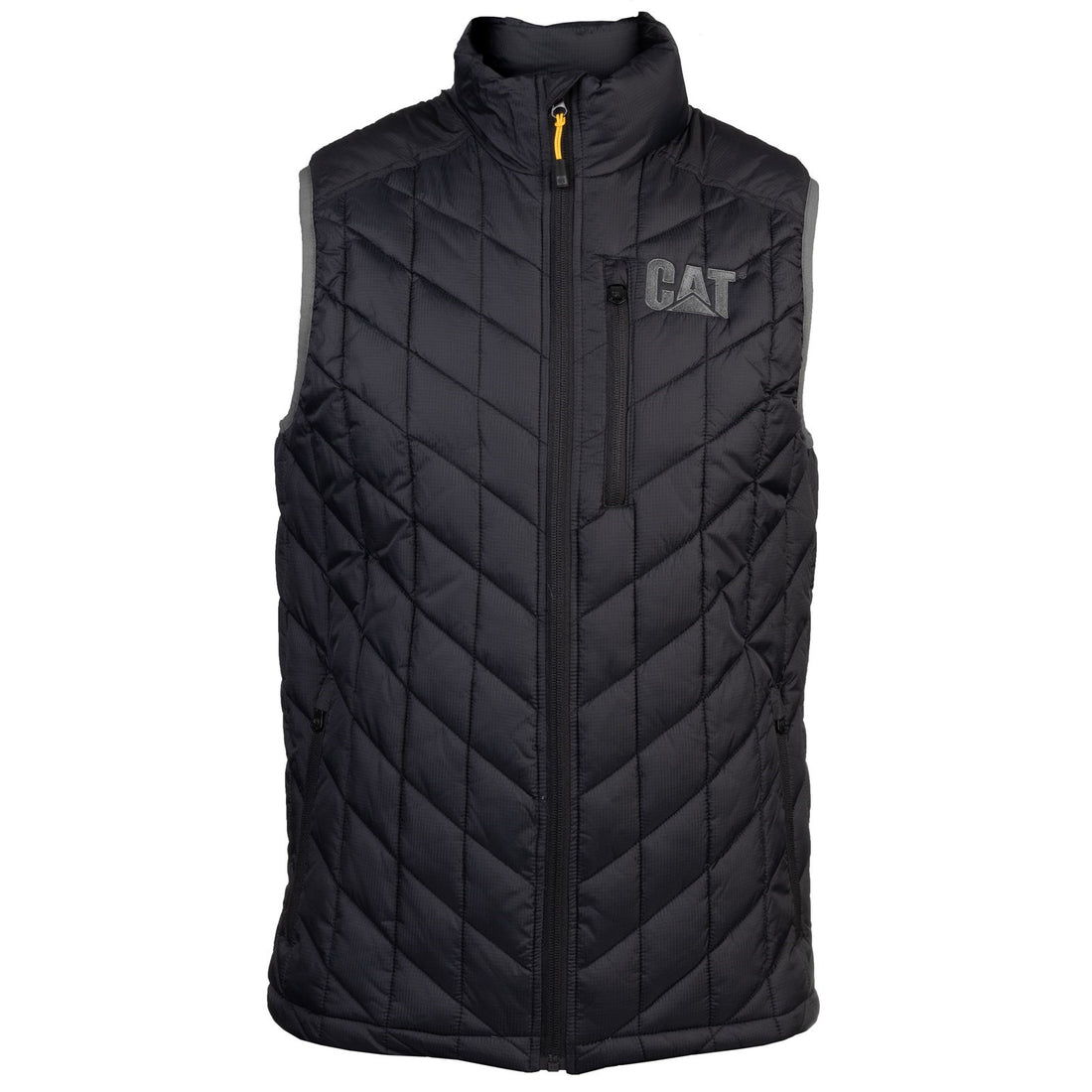 Caterpillar Insulated Vest in Black Charcoal