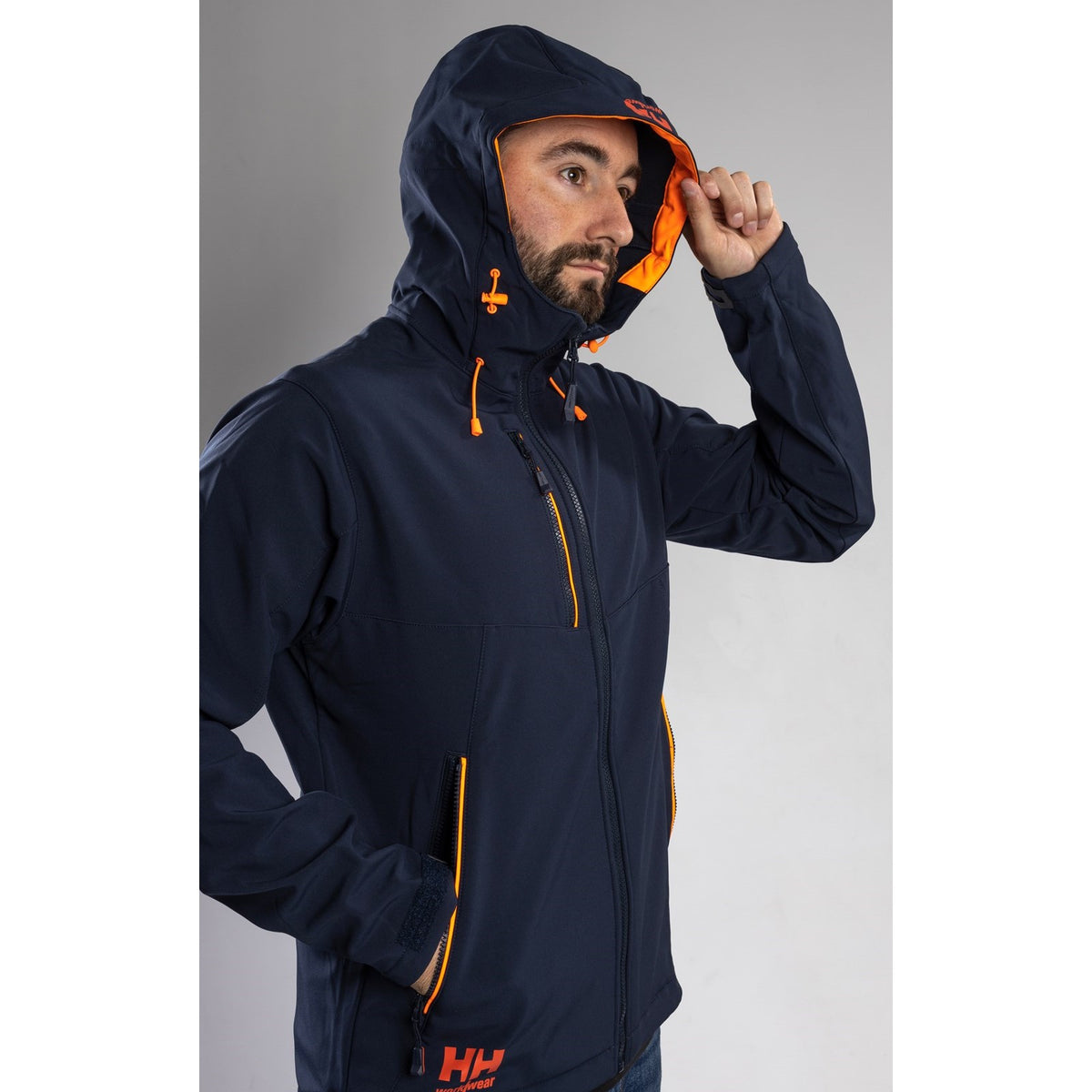 Helly Hansen Chelsea Evolution Hooded Softs in Navy