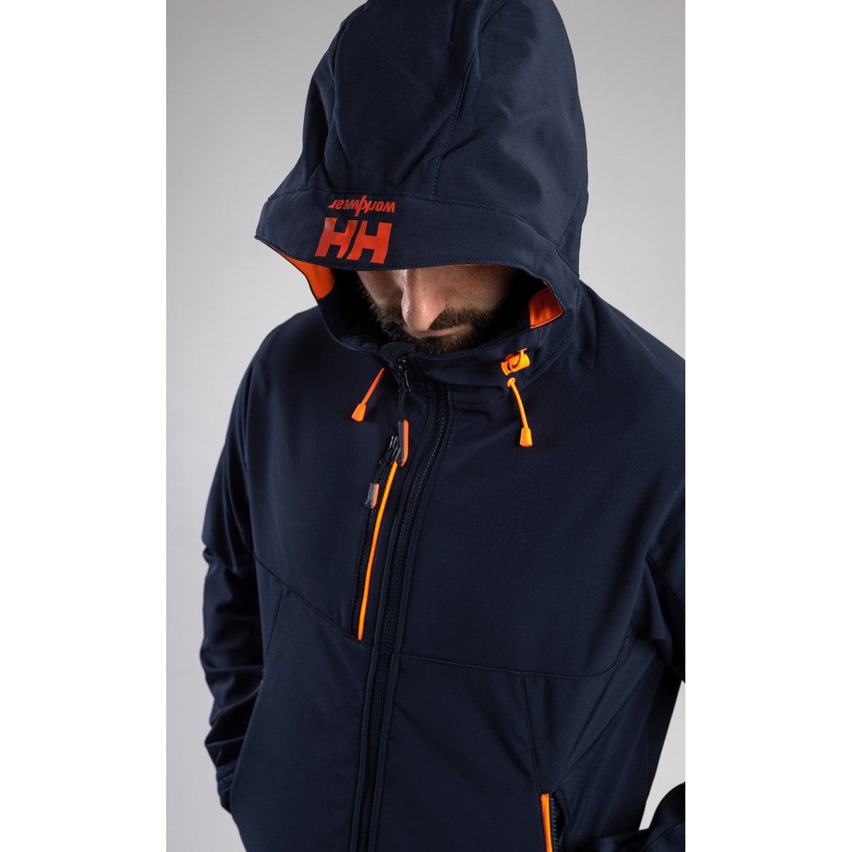 Helly Hansen Chelsea Evolution Hooded Softs in Navy
