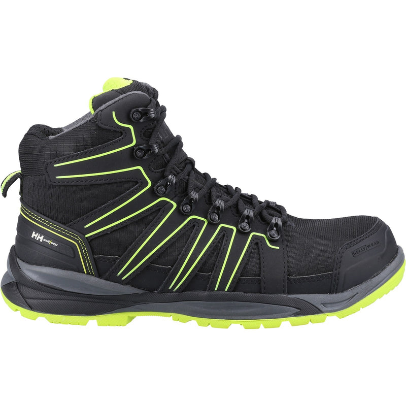 Helly Hansen Addvis Mid S3 Safety Boot in Black/Yellow