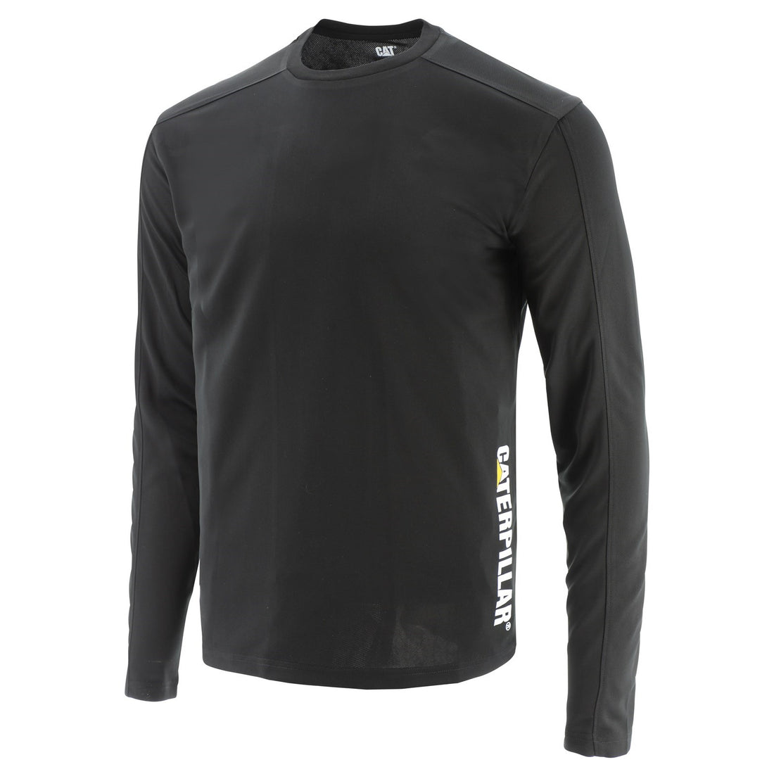 Caterpillar Coolmax Long Sleeve Tee in Black
