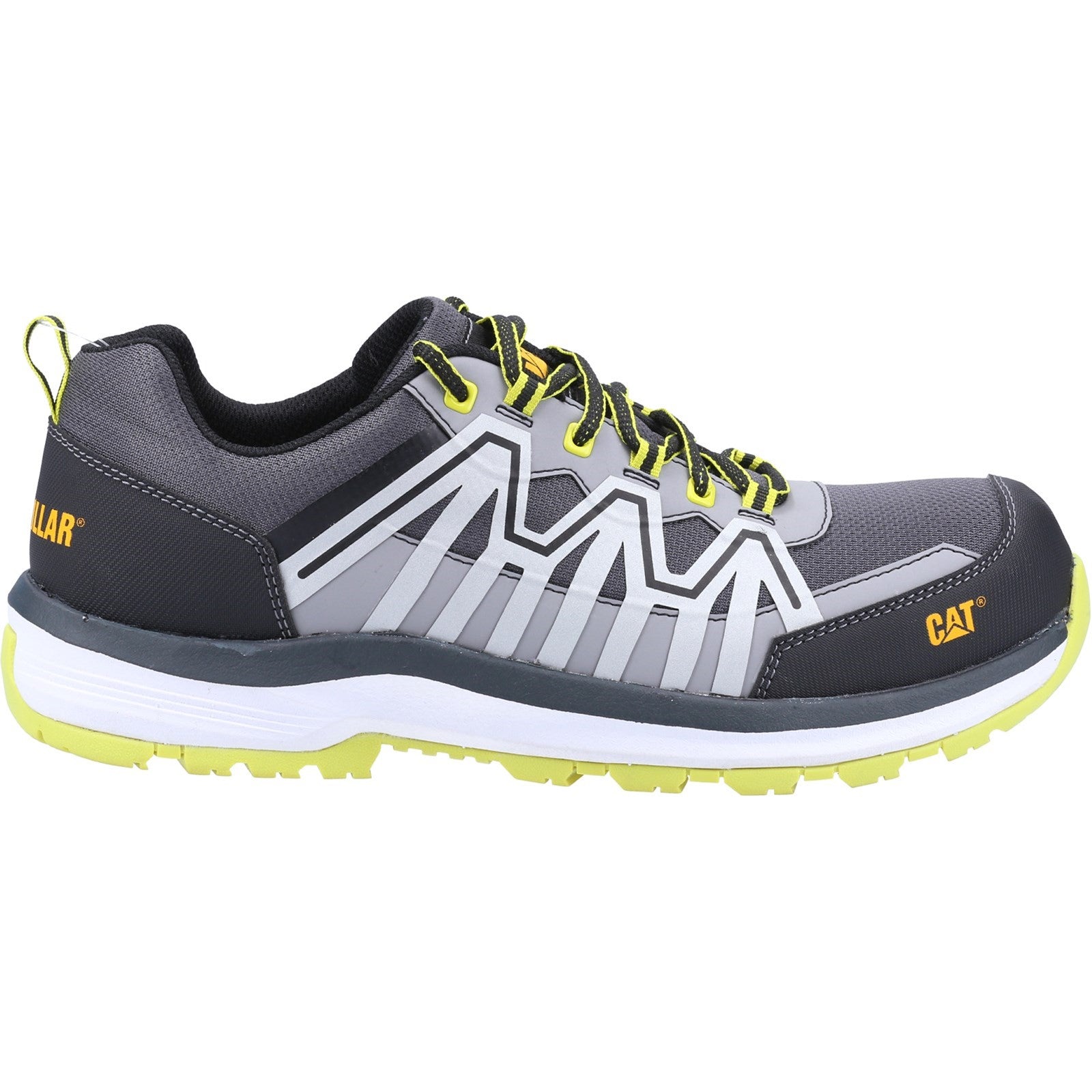 Caterpillar Charge S3 Safety Trainer in Black/Lime Green