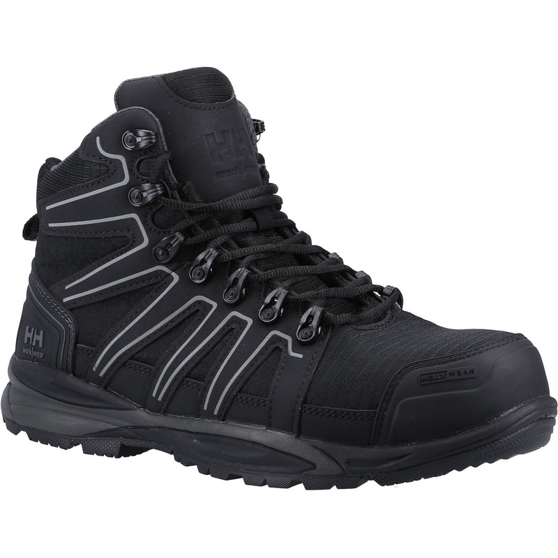 Helly Hansen Manchester Mid S3 Safety Boot in Black/Grey
