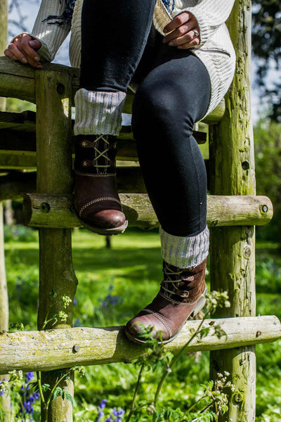 Ladies Cotton Rich Boot Socks by HJ Hall 