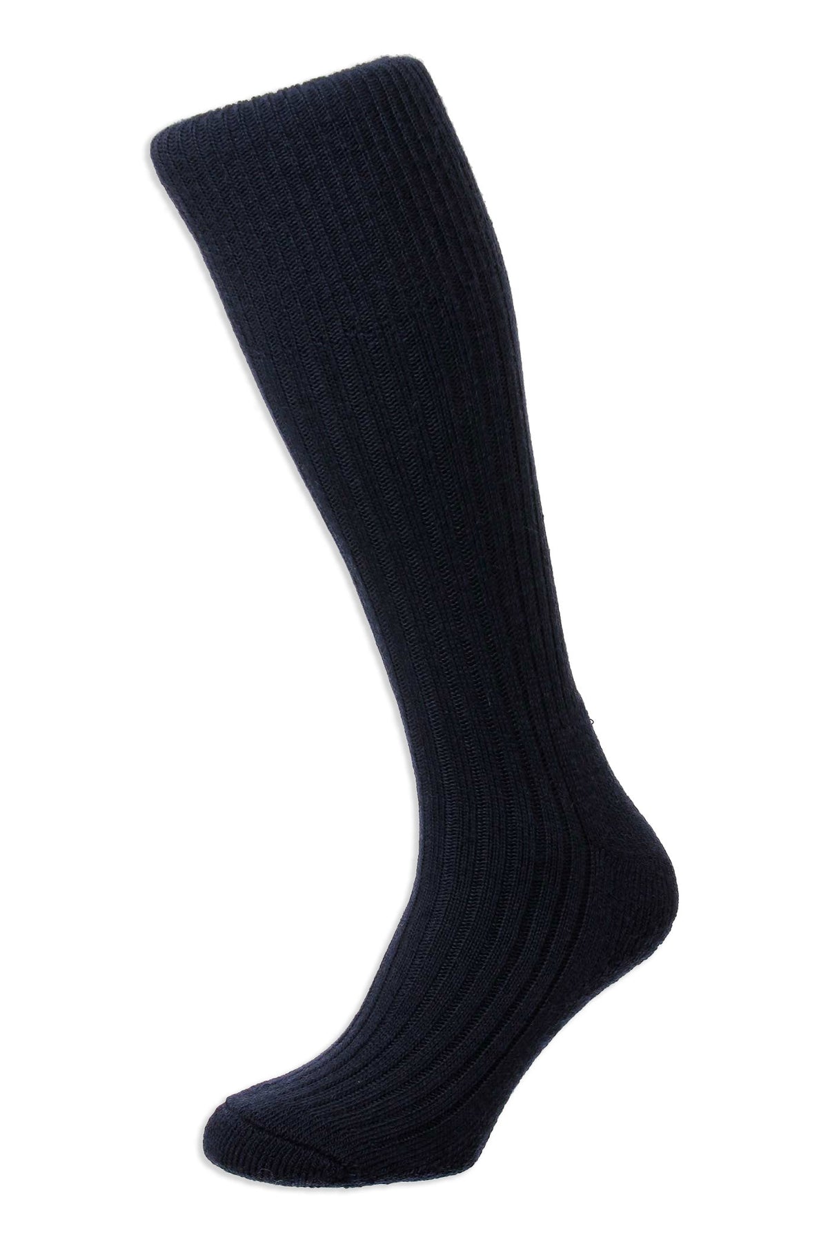 Navy The Original Commando Sock h&amp;J Hall wool 
