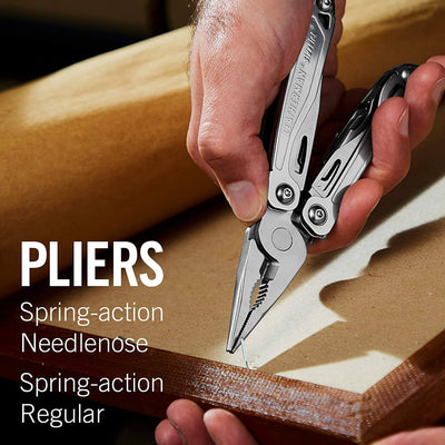 Pliers, spring action, needle nose