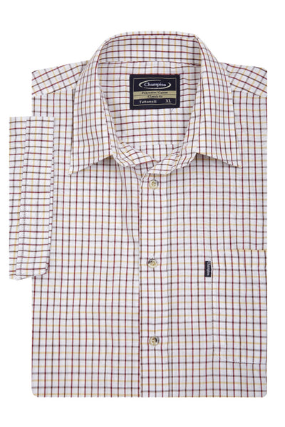 size XXL Champion summer Tattersall, the classic country tattersall check shirt with short sleeves, ideal for summer