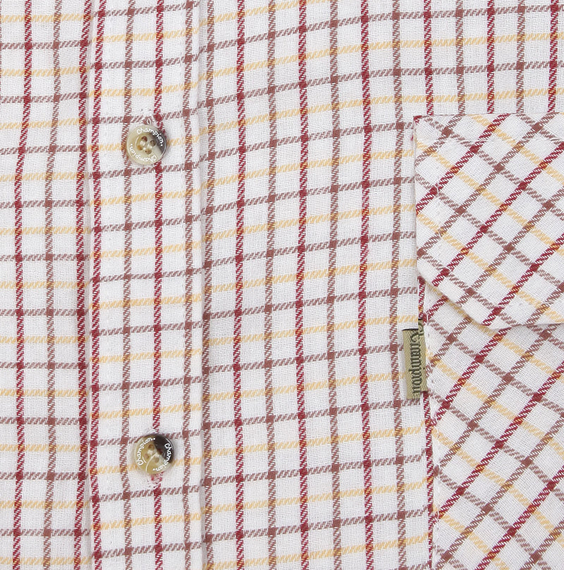 red tattersall check