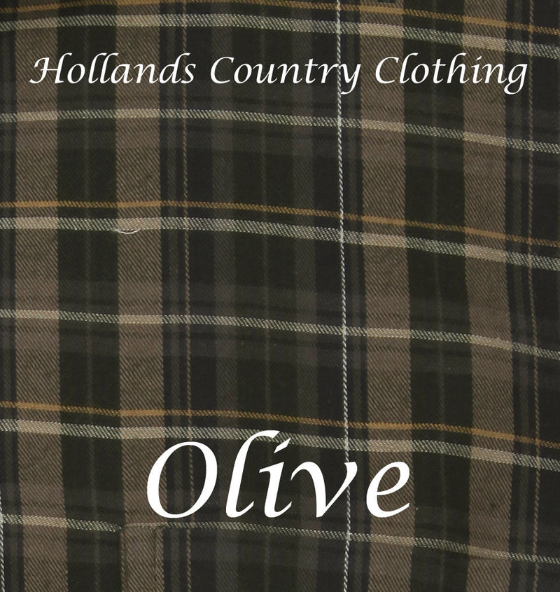 olive tartan colour for Champion Sherborne Shirt Warm Lined Shirt  A country plaid check shirt with a micro fleece lining.