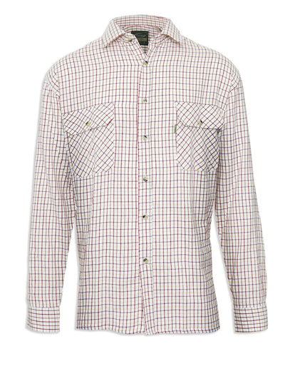 Tattersall Check shirt in Red,  the classic Country Check Shirt IN ALL COTTON 