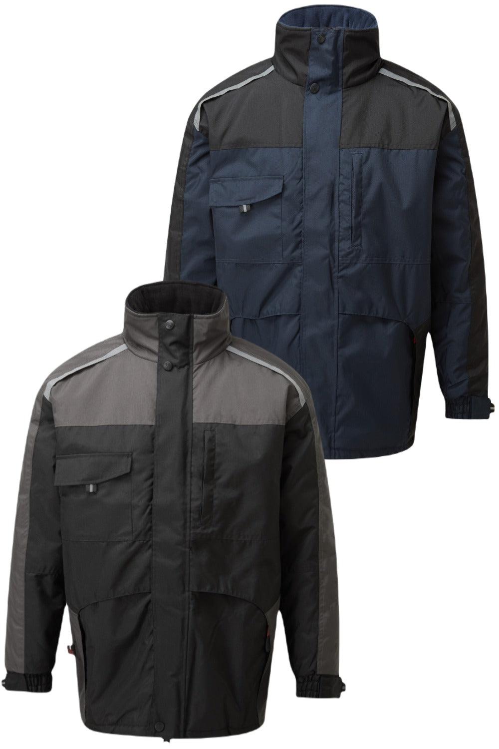 TuffStuff Cleveland Jacket in Black and Navy Blue